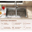 Évier de cuisine à double cuve encastrée en acier inoxydable 33 po x l 22 po avec robinet de cuisine-85241293