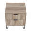 Table de chevet en gris rustique-134609941
