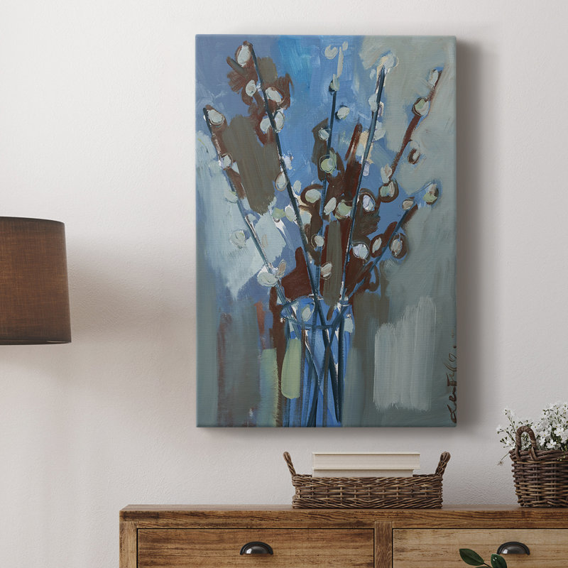 Saule d'hiver I - galerie sur mesure, H 12 po x l 8 po