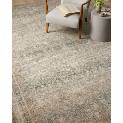 Tapis jade / naturel Angela Rose x Loloi Aubrey
