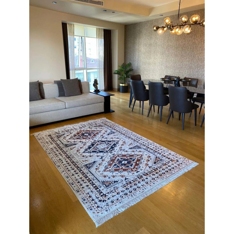 Tapis Masanao avec envers antidérapant, Rectangle 5 pi 10 po x 9 pi 5 po