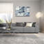«In The Clouds Indigo and Gray» par Silvia Vassileva, art mural en verre acrylique-399070901