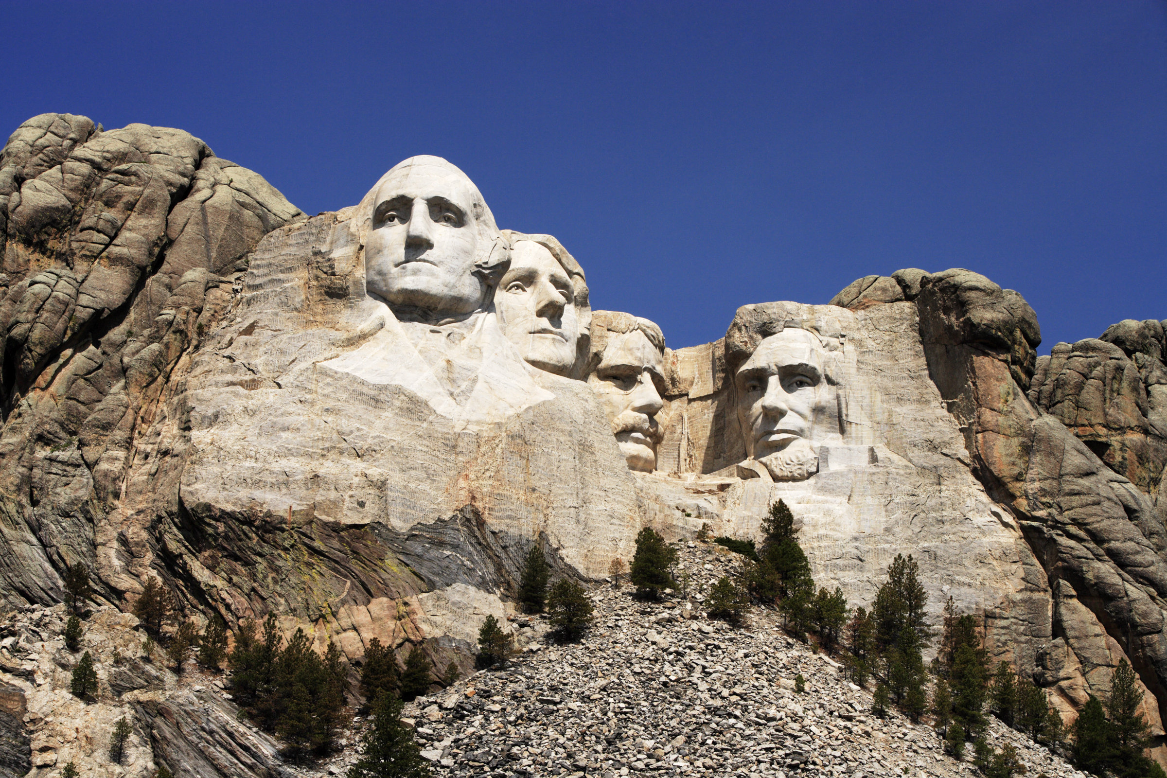 Ebern Designs President Faces At Mount Rushmore On Canvas By Fstockfoto 