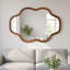 Miroir décoratif en bois massif Cloud-1031359421