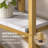 69" Modern Luxury Half-Moon Bookshelf