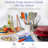10-Piece Silicone Ultimate Kitchen Utensil Set – Spatulas, Ladle, Flip, Spoons, Whisk, Peeler & Spoonula – Nonstick, Non-Toxic, Heat-Resistant – Mediterranean-136125341