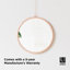 Winn Metal Flat Wall Mirror-1376260741