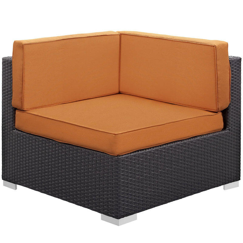 Ensemble de canapé modulaire d'extérieur Gather, Orange