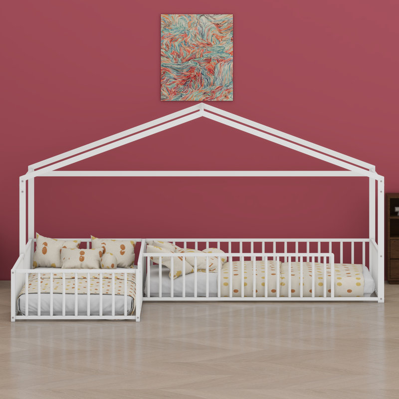 Lit d'angle Montessori, Blanc