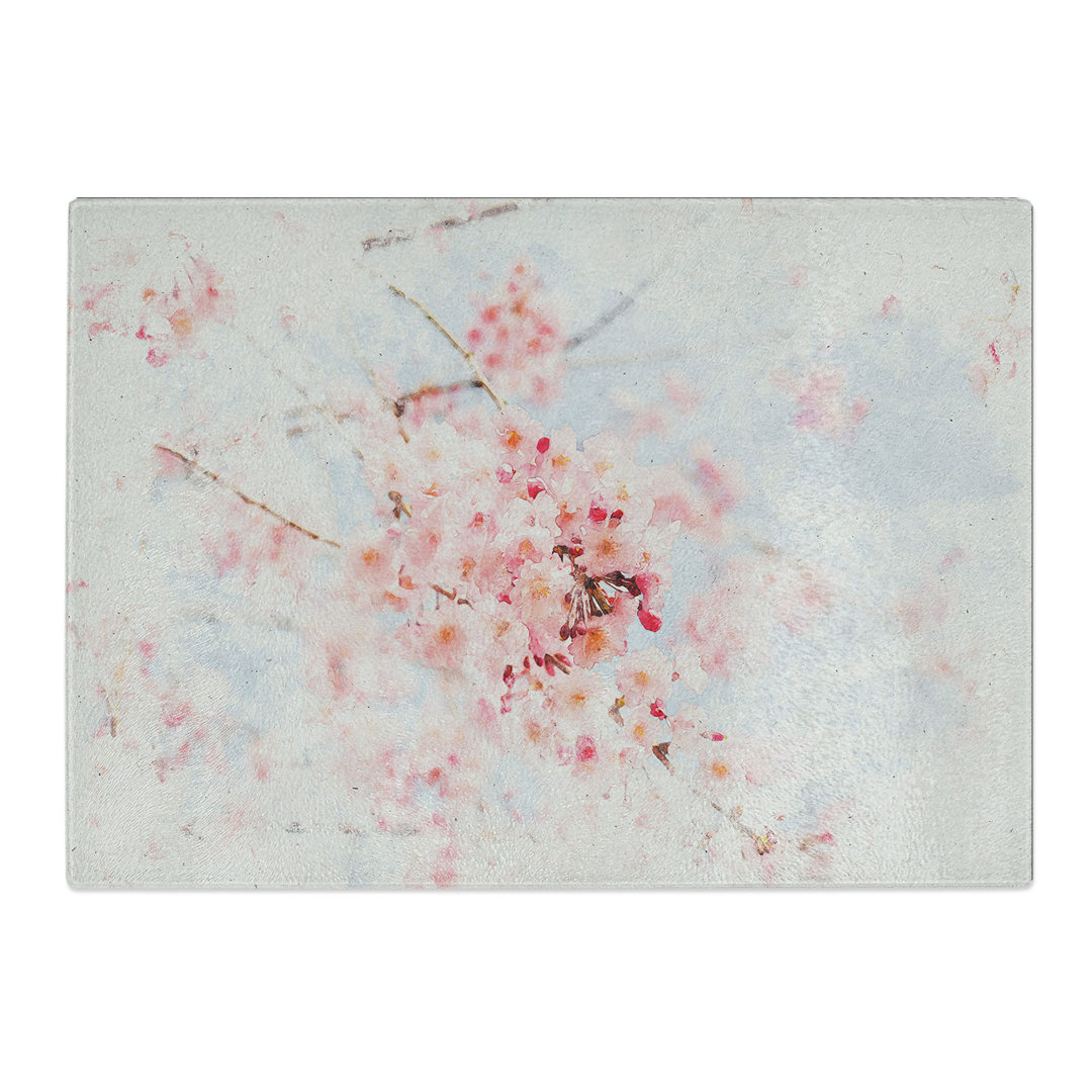 Cherry Blossom Flowers Vol.9 Watercolour Chopping Board