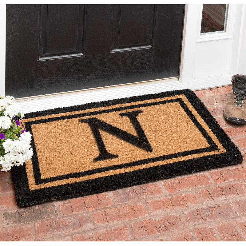 Tapis de porte d'extérieur 36 po x 22 po Welcome, N