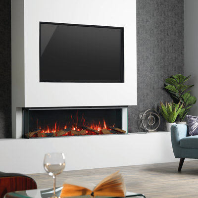 Butcher Belfry Heating Black Electric Fireplace
