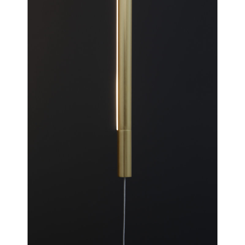 1 - Light LED Unique/Statement Pendant, Gold