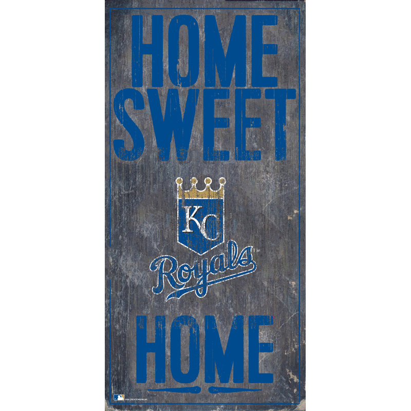 « home doux home », impression sur bois, Royals de Kansas City