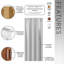 Portes accordéon pliables en PVC 48 po Studio Series, gris-135445176-135445180