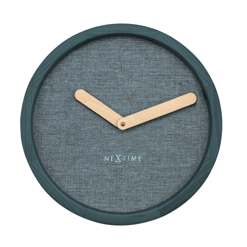 Horloge murale 11,81 ", H 11,81 po x l 11,81 po x P 1,57 po, Turquoise