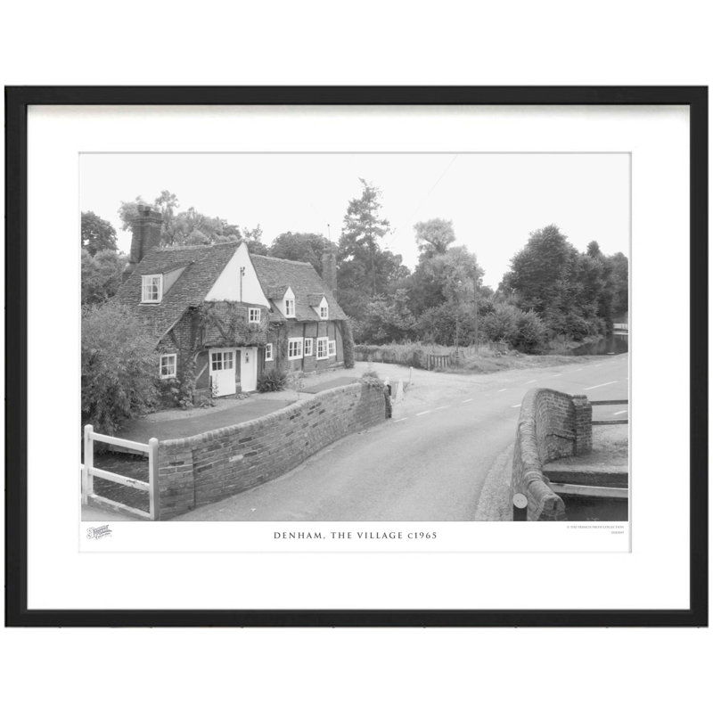 Hurst Green, St John's Church And Churchway 1930 by Francis Frith - Single Picture Frame Print, 45cm H x 60cm W x 2.3cm D