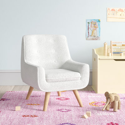 Chaise en sherpa pour enfants 14,5 po