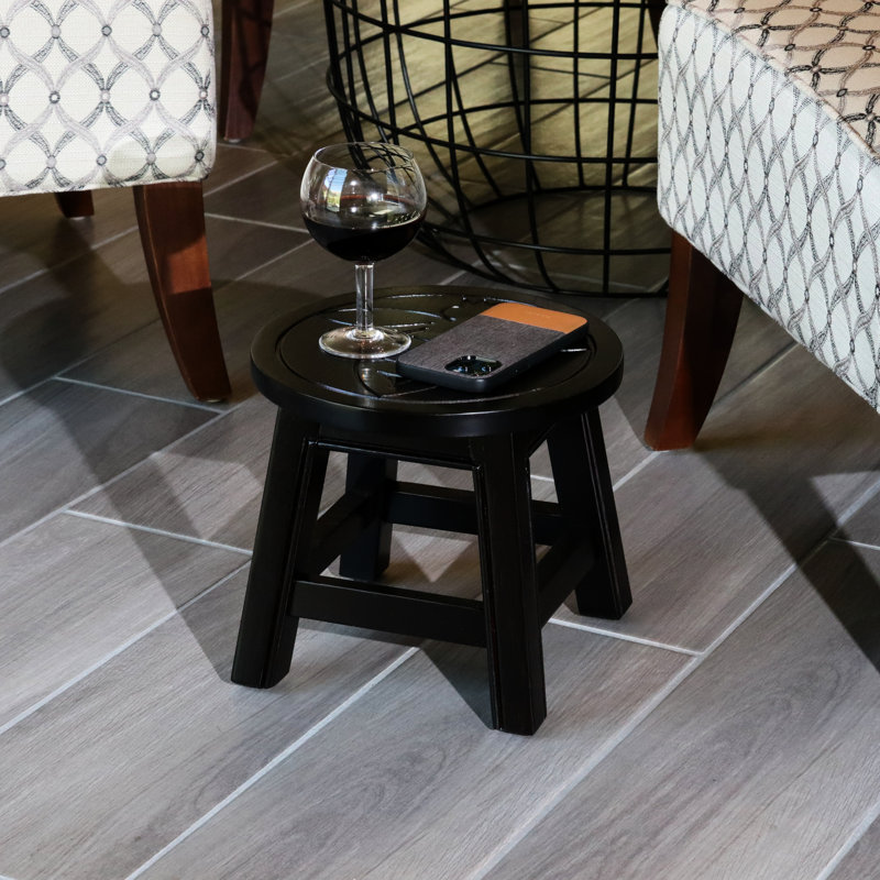 Tabouret en bois coloré, rehaussé d'abeille - et fonctionnel à différentes fins, en bois d'hévéa, différentes fonctions