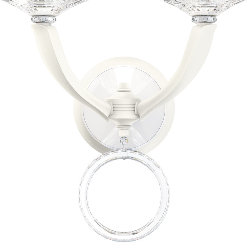 Emilea 2 - Light Candle Wall Light, White