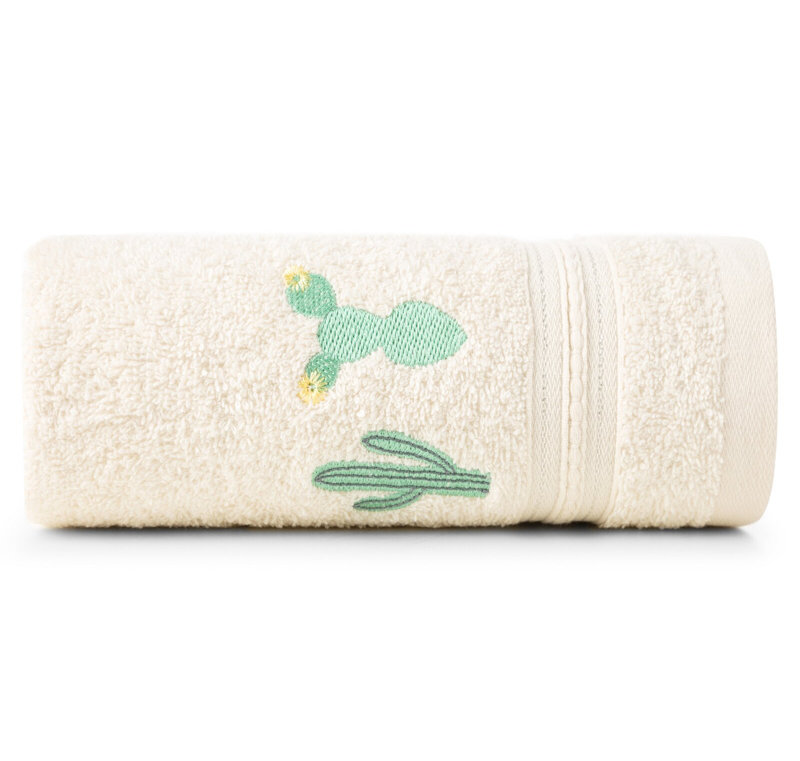 Wolter Midweight Jacquard Hand Towel, Cream