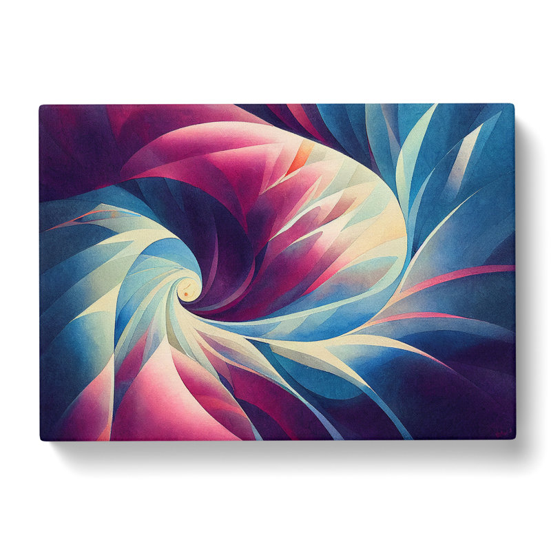 Supreme Abstract Fractals - Wrapped Canvas, 35cm H x 50cm W x 3cm D