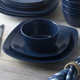 Noritake Colorscapes Swirl 4-Piece Square Place Setting, Service for 1
