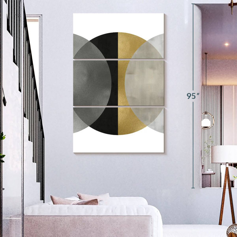 Avery Arc Intersect I, 74" H x 48" W