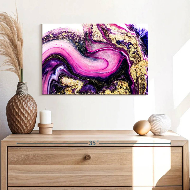 Avery Abstract Fluid, 16" H x 24" W
