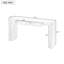 Console de style campagne moderne de 60 pouces avec tiroirs dissimulés, conception à bord en cascade pour entrée et couloir (noir)-984773828