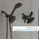 4.7" Multi Function Adjustable Dual Shower Head