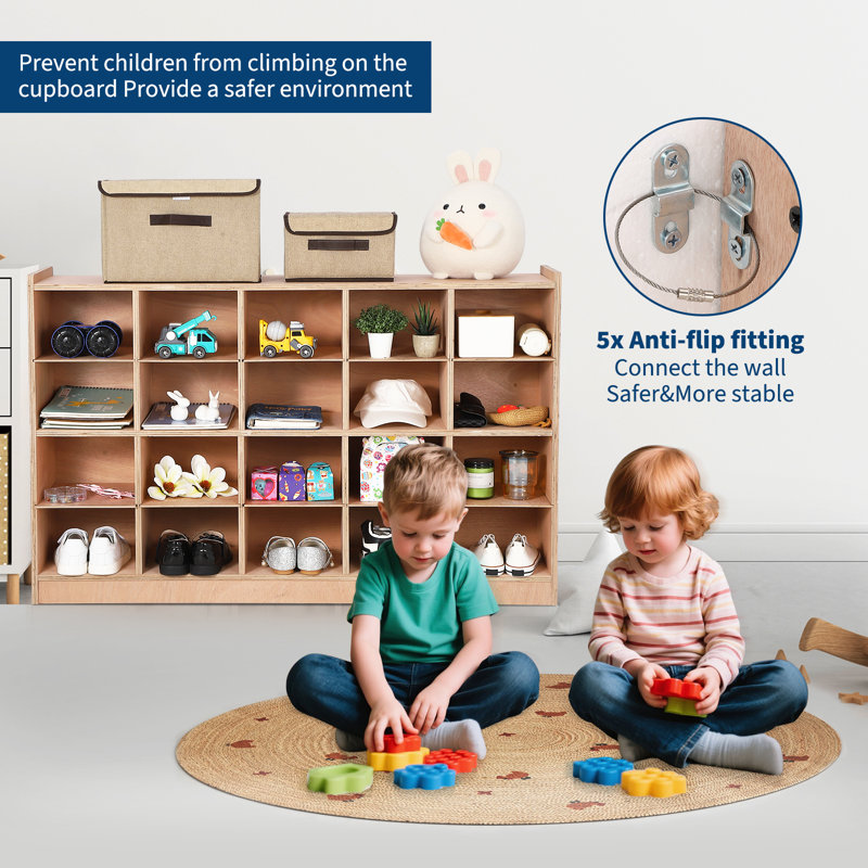 Cubes de rangement pour cubes, tablettes de garderie