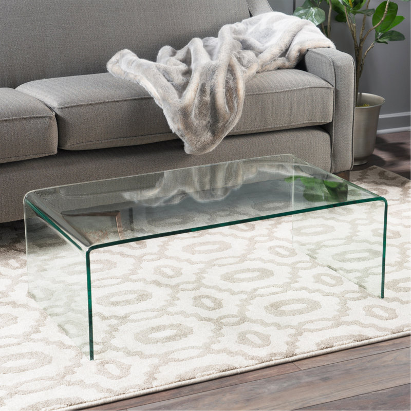 TABLE À CAFÉ 12MM VERRE BENT TRÉMÉ