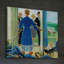 Reproduction d’art sur toile tendue, "home" , montrant par george hughes-15880099