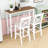 Dining Set with Rectangular Table and 2 Upholstered Chairs-155519448