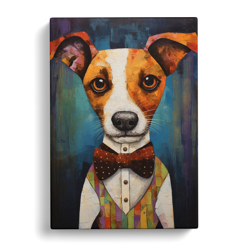 Jack Russell Dadaism No.2 - Print, 60cm H x 40cm W x 3cm D