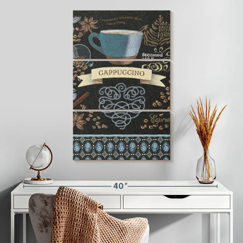 Yarlin Cappuccino Time, 32" H x 20" W