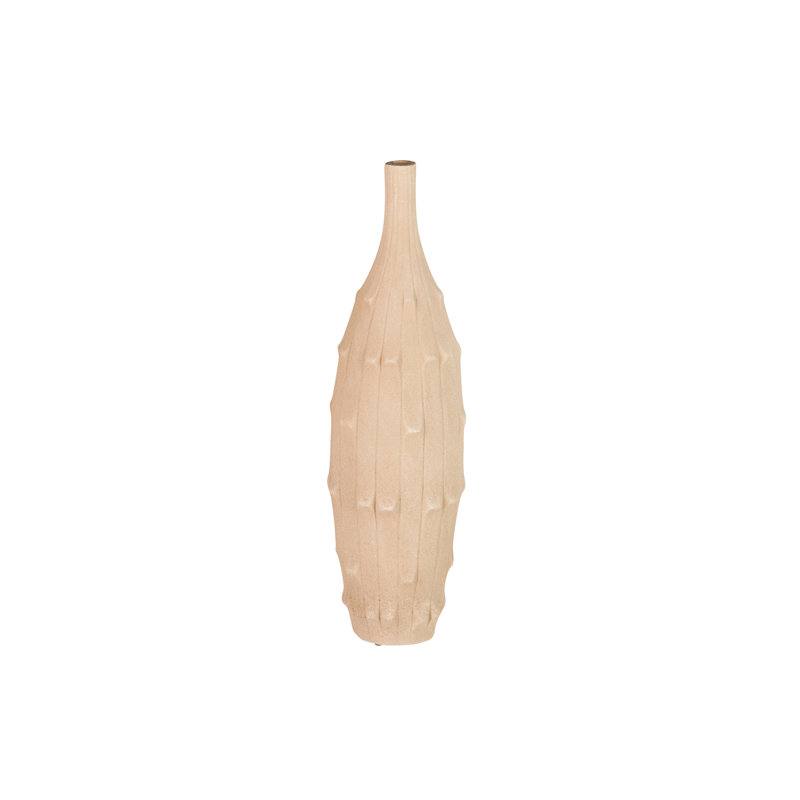 Ceramic / Porcelain Table Vase, 85cm H x 24cm W x 24cm D, Brown