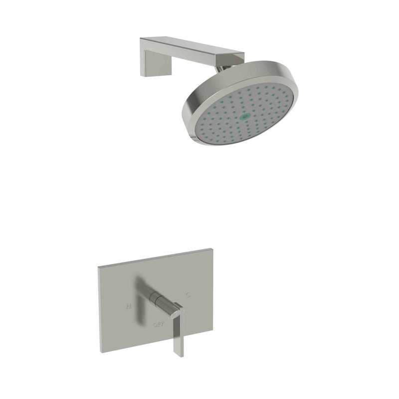 Metro Balanced Pressure Shower Trim Set with Shower Head, Polished Nickel