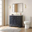  Meuble-lavabo simple 36 po avec dosseret Heritage, 3 couleurs disponibles: blanc / bleu marine / gris-110841622