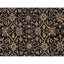 Tapis noir et crème noué à la main de haute qualité
