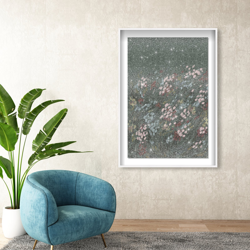 Subtle Movement Print by Oliver Gal, 37.5"H x 55.5"W, White Shadowbox
