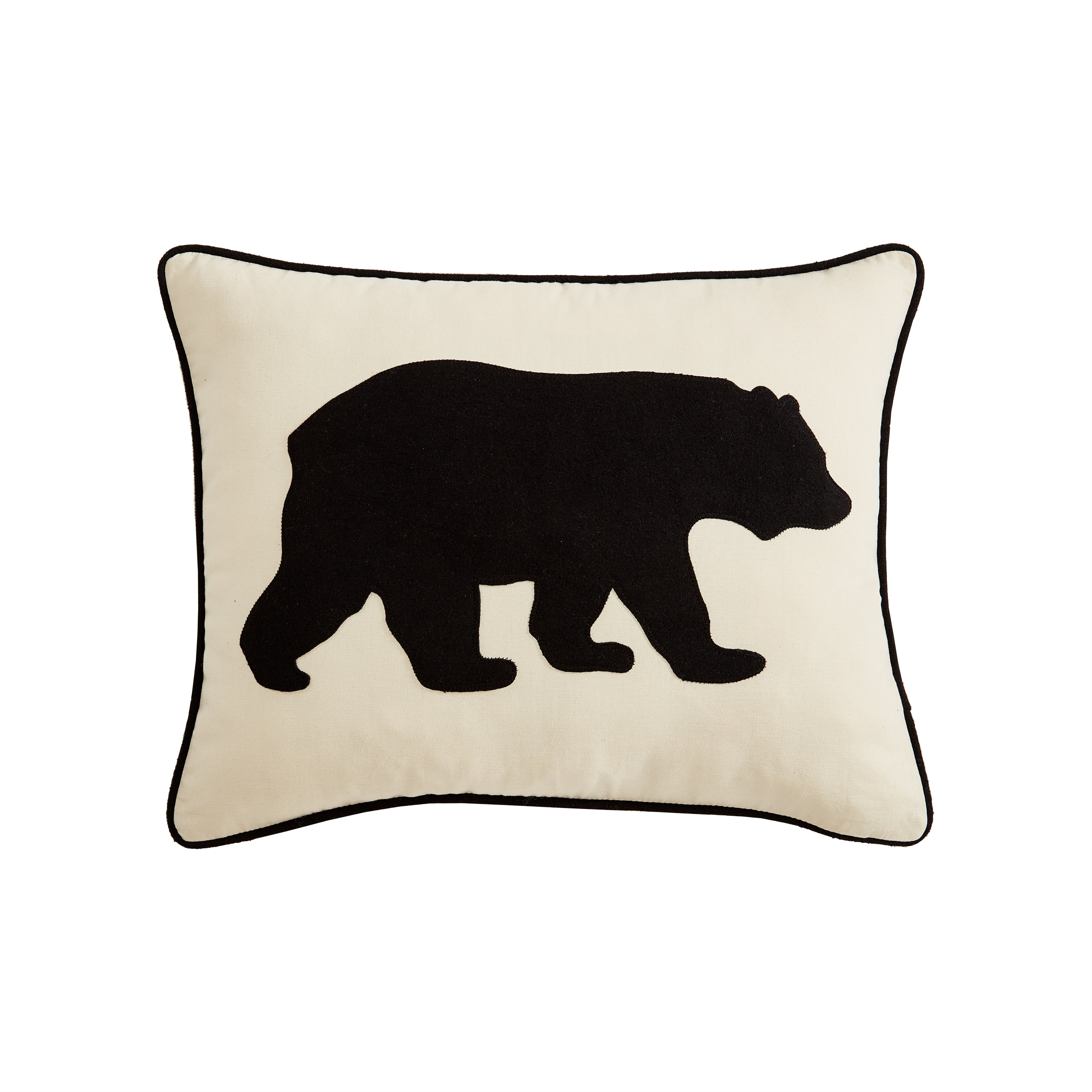 Eddie Bauer Bear Felt Throw Pillow & Reviews Wayfair