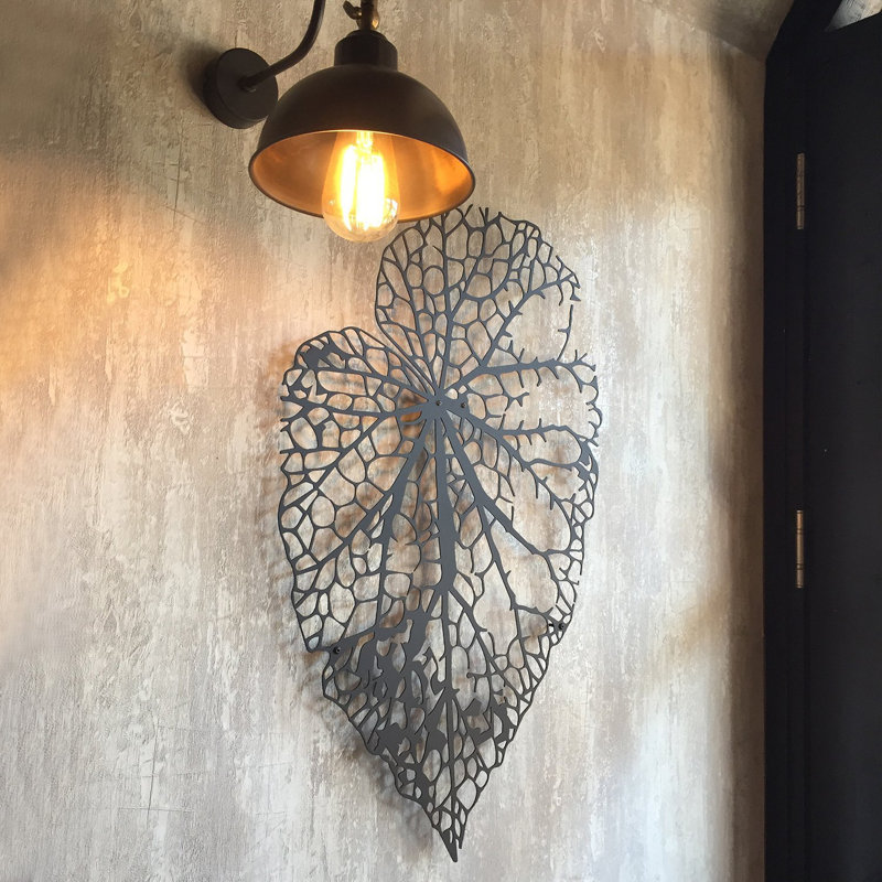 Stylish Decorative Metal Wall Accessory, Black, 23.2 x 37.0 inches | 100% Steel Construction, Thickness: 0.06 inches | Lightweight Design at 3.5 lbs | Perfect for Home Décor & Office Spaces, Durable and Elegant