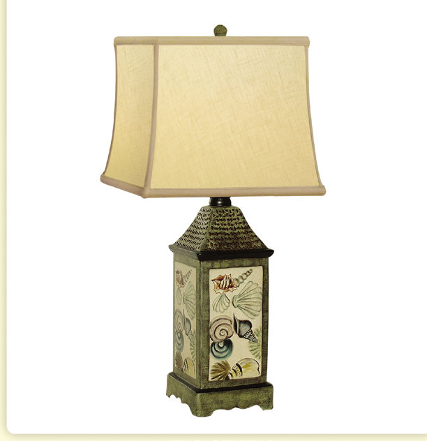 Lampe de table 20 po Shell