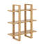  Solid Wood Floating Shelf with Adjustable Shelves-1667956215
