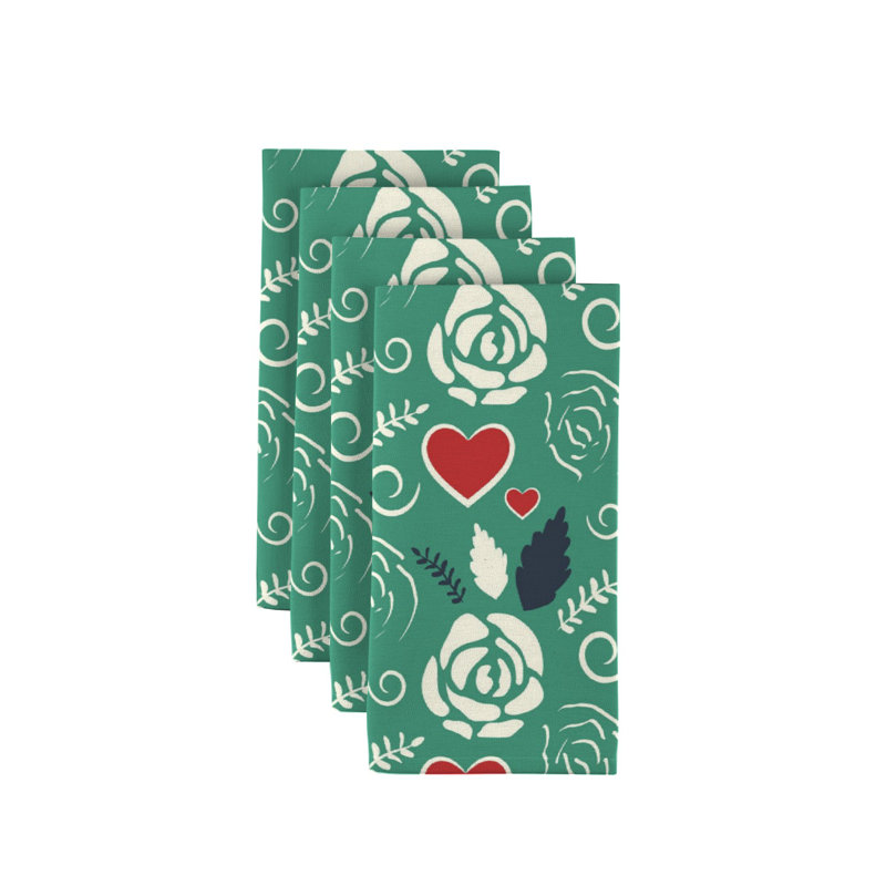 Elonso Disposable Valentine's Day Napkins