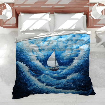 Sailing Bedding Adventure Comforter Coastal Beach