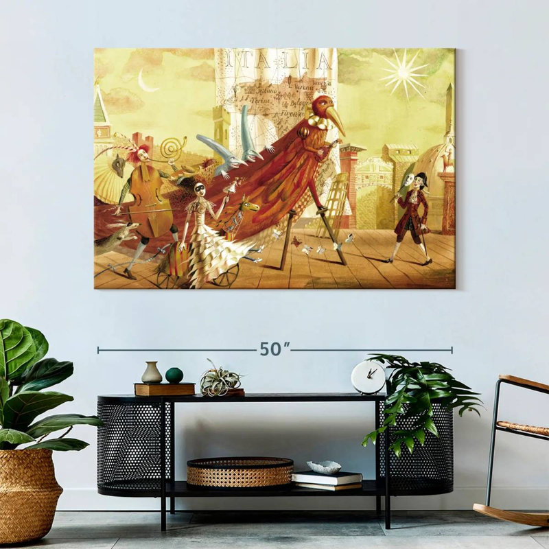 Nicci Under The Sun Of Italy, 34" H x 51" W
