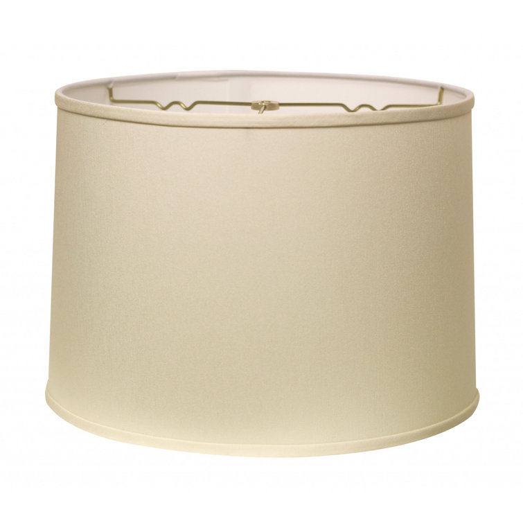 14" Ivory Throwback Drum No Slub Lampshade